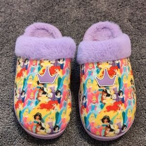 Disney Kids Slippers - Purple and Multicolor Size 2/3